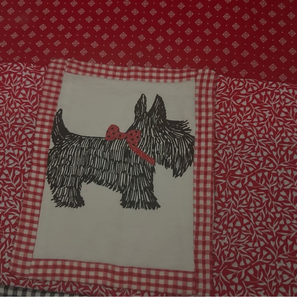 Hand crafted Apron with scottie designed pocket - Picture 2 of 8